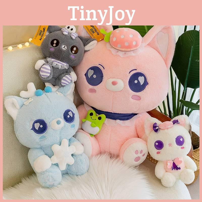 Cute Cartoon Plush Animal Doll For Girls With Soft Pp Cotton Filling