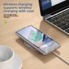 360 Swivel Bracket Magnetic Clear Case for Samsung Galaxy Z Fold 7 6 5 4 Shockproof for Magsafe Kickstand Screen Protector Cover