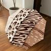 1PC Leopard Print Tiger Print Umbrella-8-Rib Reinforced, Automatic Open, Lightweight & Durable, Cute Fashion Accessory for Outdoor-T376
