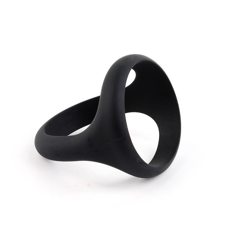 Cross-Dimensional Silicone Men's Long-Lasting Sperm Lock Ring