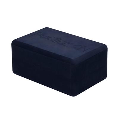 Manduka Yoga Block Lightweight Recycled Foam Block Pose Aid Stable High Density Yoga Props Pilates Training/Midnight (Blue)