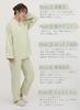 Kaituck Family Women's Relaxed Pajamas, Loungewear, Soft Korean Style, Muted Color, Open Front, Long Sleeves, Spring/Autumn (M, Light Green)