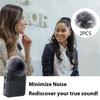 2PCS Mic   Filter Ambient Noise Reduction  ry Microphone Windscreen Improve Sound Quality