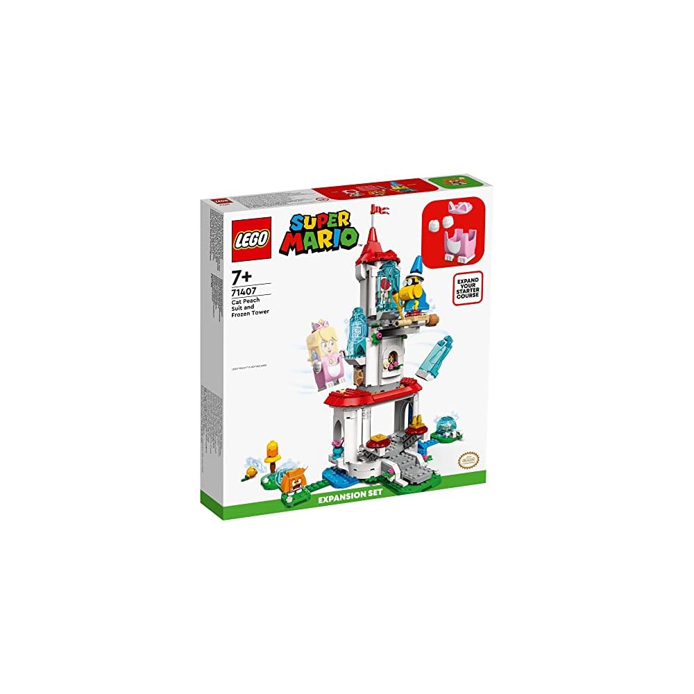 LEGO Super Mario Cat Peach Power-Up Frozen Tower Challenge 71407 Building Blocks Toy for Kids Ages 7 and Up