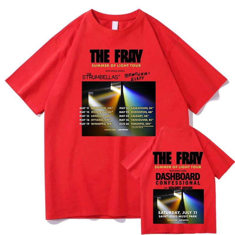 

The Fray A Light That Waits Cotton TShirt Unisex Pure Cotton Fashion Vintage Men Woman High Quality Casual Short Sleeve Tops L