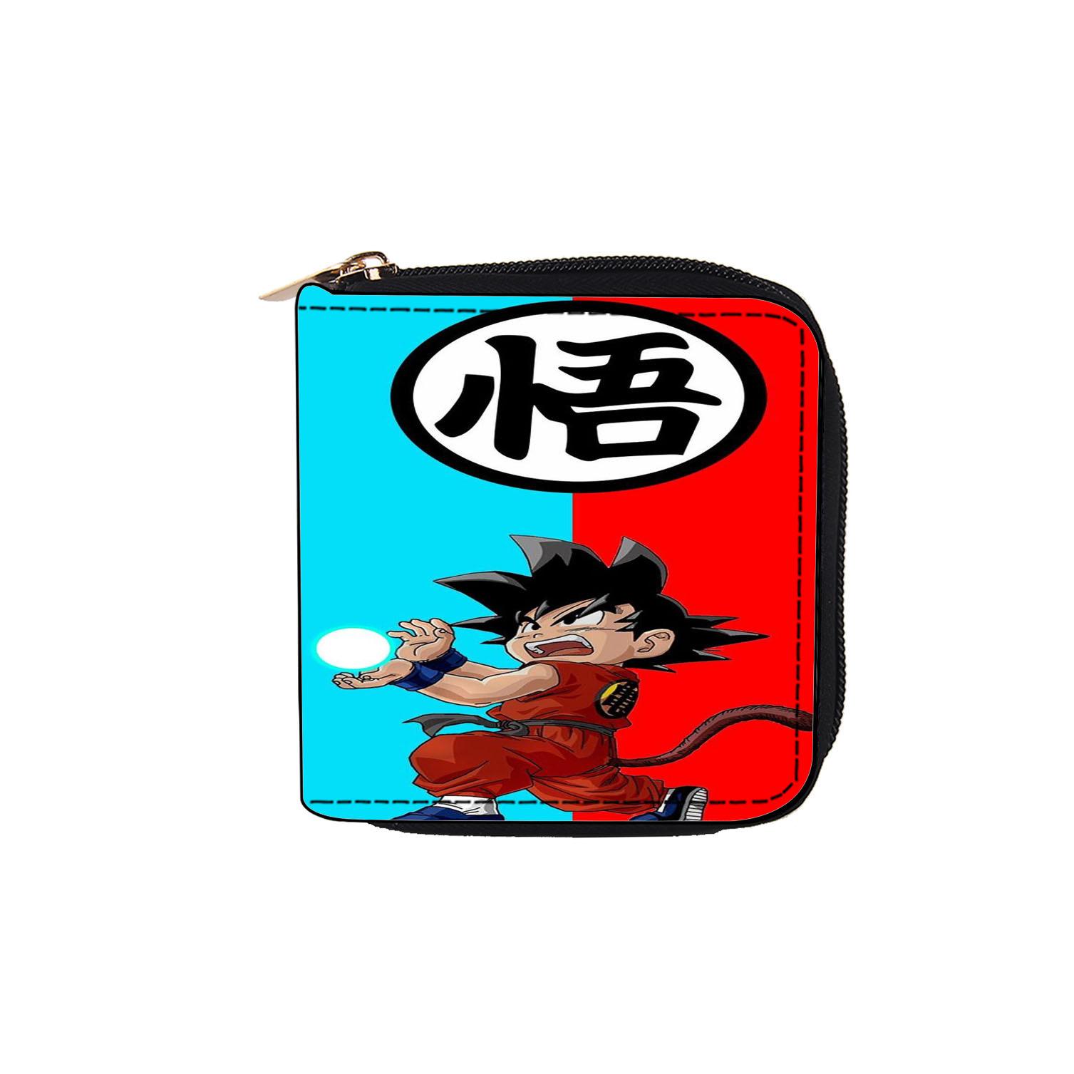 

Кошелек-клатч Dragon Ball с короткой молнией, мультяшный