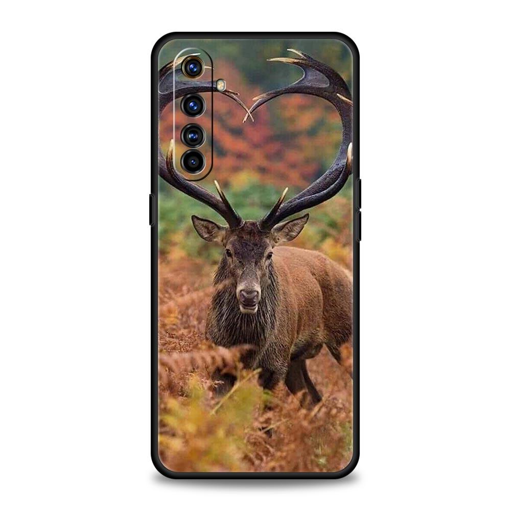 Deer Hunting Camo For Realme GT Neo 2 3 3T Phone Case For Realme 11 10 9 8 5G 7 6 GT2 Pro Plus C21 C11 C25 C35 Silicone Cover