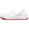 Crocs band Full Force Thick Sole Sandals White Red Unisex (Unisex) Clogs 206122 100
