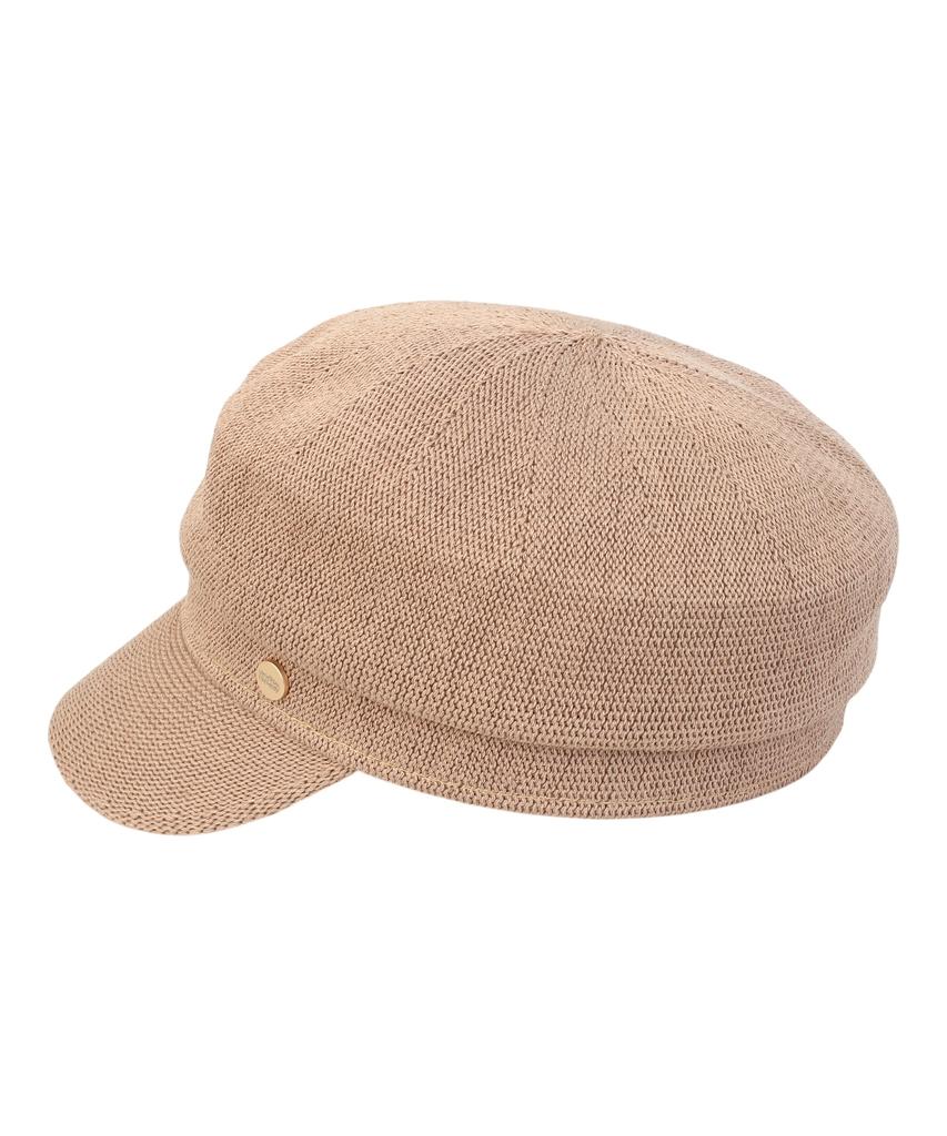 Yunibeosyeolkemiseuteuli Paper Logo Beige Marine Cap