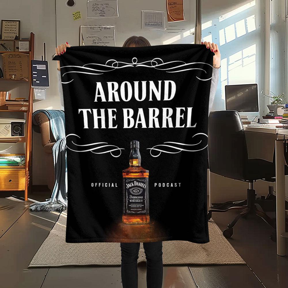JACK DANIELS whisky printing Flannel Blanket Bedroom Sofa Camping Warm blanket Gifts for family and friends-MJ001