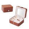 Jewelry Box Retro Jewelry Storage Box High-end Delicate Necklace Earrings Stud Earrings Small Portable Jewelry Travel