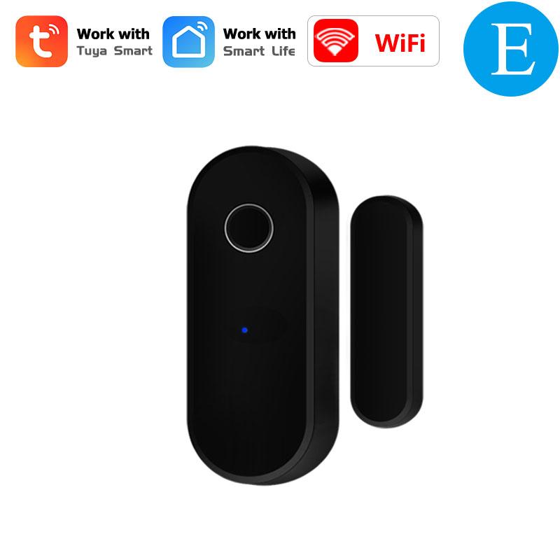 Tuya Smart WiFi Türsensor Öffnen Schließen Tür Fenster Detektor Haus Sicherheitsalarm Unterstützung Alexa Google Stimme APP Fernsteuerung