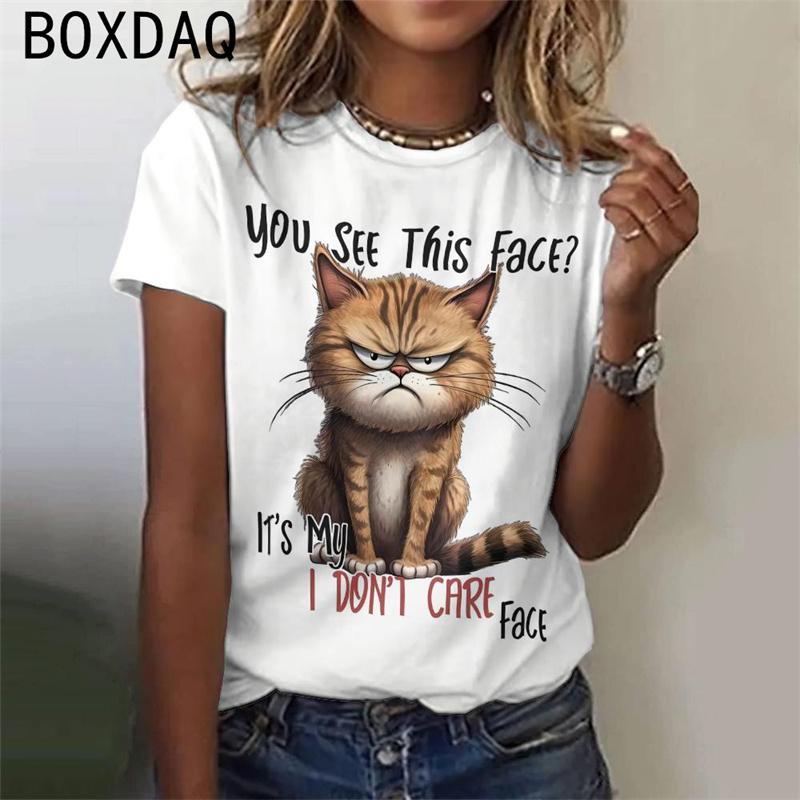 Women s 3D Fun Animal Printed T-shirt 2XS