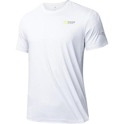 Comfortable Versatile Breathable Short Sleeve T-Shirt Men Tops Pure-White 152435115-3