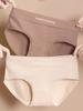 Women's High Waist Cotton Underwear Antibacterial Breathable Briefs for All Seasons