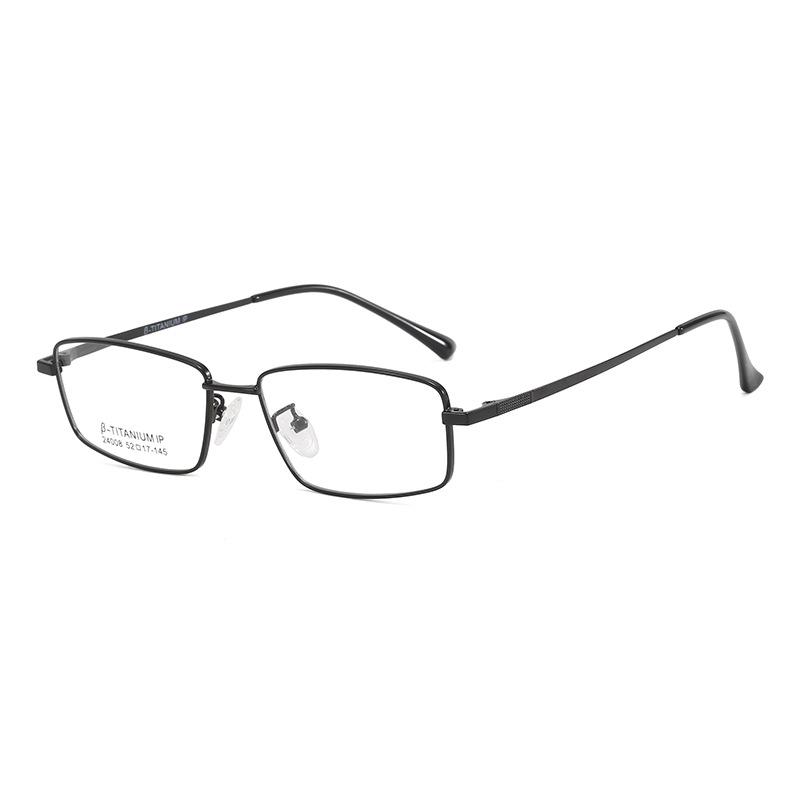 High Quality B Titanium Reading Glasses Men Women Small Square Frame Fashion Presbyopic Eyeglasses Business Rectangle Glasses