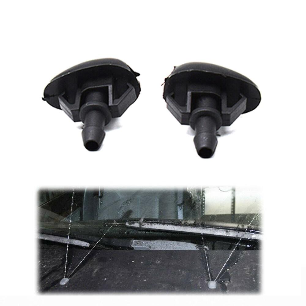 Washer Water Jet Nozzle Windscreen ABS Plastic Black D40
