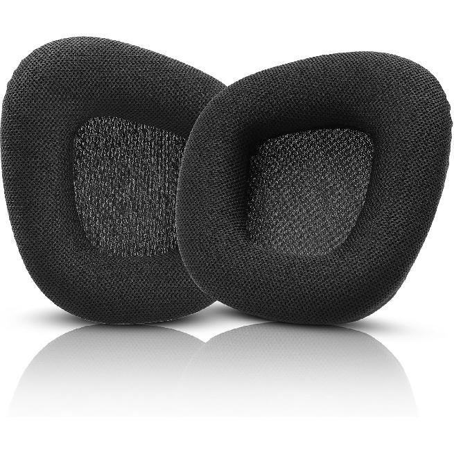 Replacement Ear Pads Cushions for Corsair Void & Corsair Void PRO RGB Wired/Wireless Gaming Headsets with Black Mesh Fabric, Memory Foam