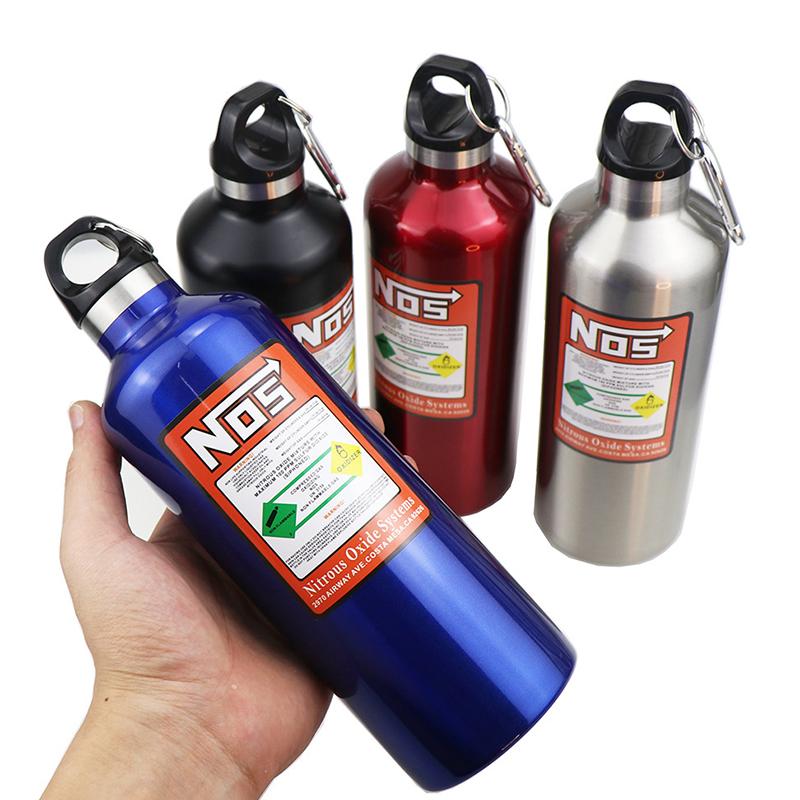 1 ks Auto Izolační Hrnec Nos Dusíkový Válec Vakuová Nerezová Konvice 500 ml Vysokokapacitní Cestovní Sportovní Láhev Hrnec na Vodu