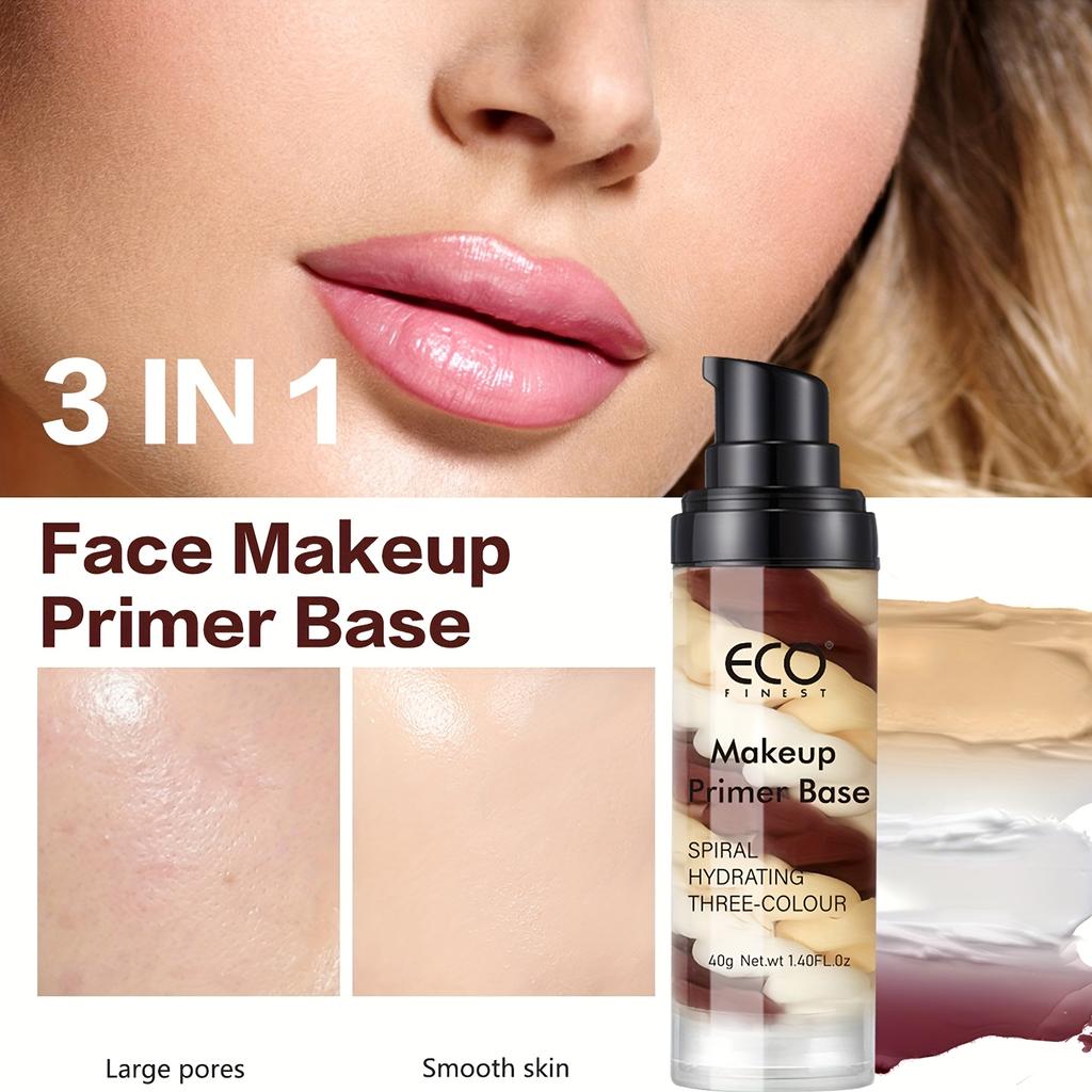 Makeup Primer Base For High Moisturing Even Skin Tone Cover Blemishes Invisible Pores Refreshing Makeup