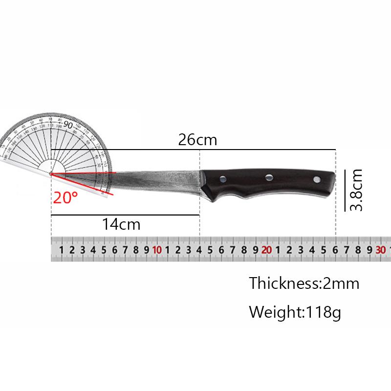 67 Layer Damascus Steel Kitchen Knives Boning Slicing Chef Knife Meat Cleaver Full Tang Wood Handle Sushi Knife Cooking Tools