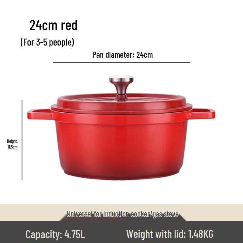 Zhishi Nordic Enamel Dutch Oven