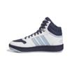 Adidas Hoops 3.0 Mid Comfortable Versatile Shock Absorbing Durable High-Top Skate Shoes Kids Sneakers White Blue Green IF7737