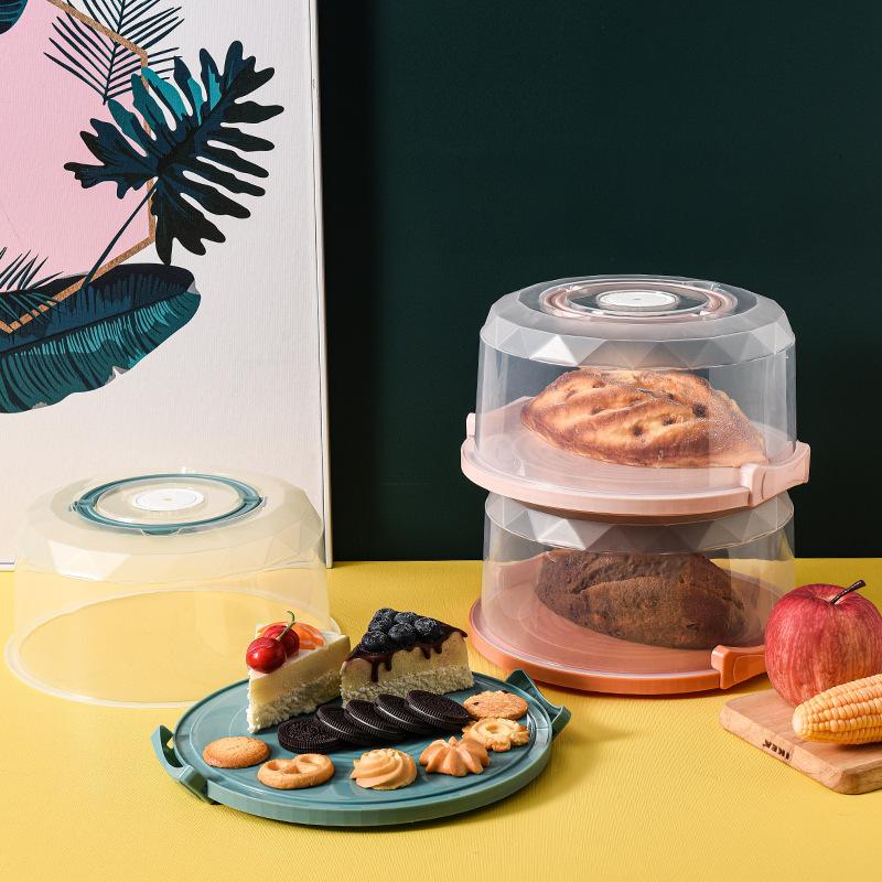 8 Zoll Tragbare Kuchenbox Lebensmittel Frischhaltebox Kühlschrank Aufbewahrungsbox Obst Gemüse Outdoor Camping Aufbewahrungsboxen