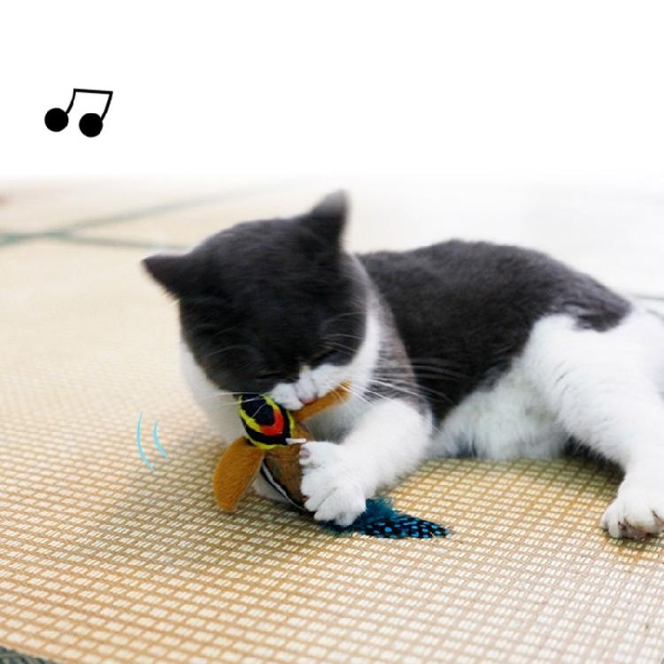Interactive Cat Birds Toy for Indoor Cute Cat Toy with Realistic Bird Sounds Toy