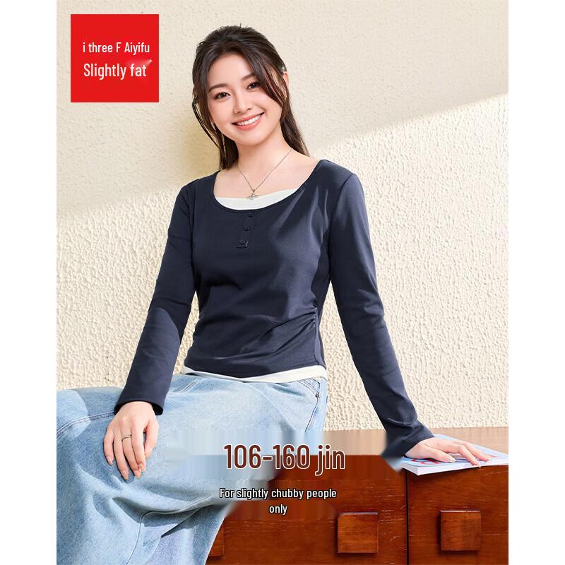 IEF Women s Plus Size Korean Style Spring Top XL