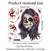 Halloween Toilet Stickers Halloween Party Home Decoration Toilet Scary Stickers