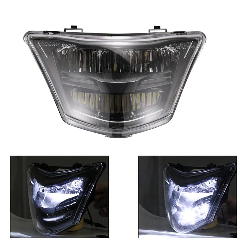Motorcycle Headlight Fairing Fender For LC135 V1 135GP Head Light LED 12V 35W Spoiler Mask Lens Cover Dirt Bikes Durable