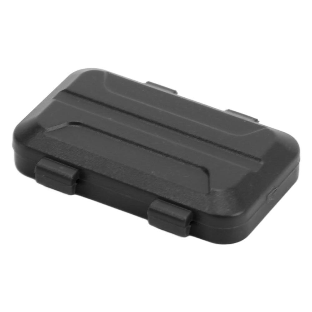 Plastic Side Tool Box Hard Case Organizer for Axial SCX24 1/24 RC Car Fishing Hiking Use