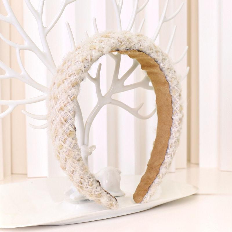 Látková Houbička Fixátor Vlasů Gumičky do Vlasů Módní Vlasová Čelenka Sponka do Vlasů Doplňky Vlněná