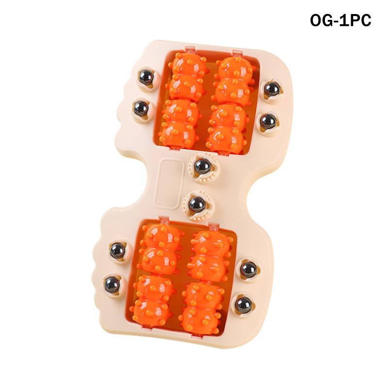Raised Foot Massager Trigger Point Reflexology Cat Paw Foot Acupressure Massager Care Relaxation Foot Roller Massager оранжевый