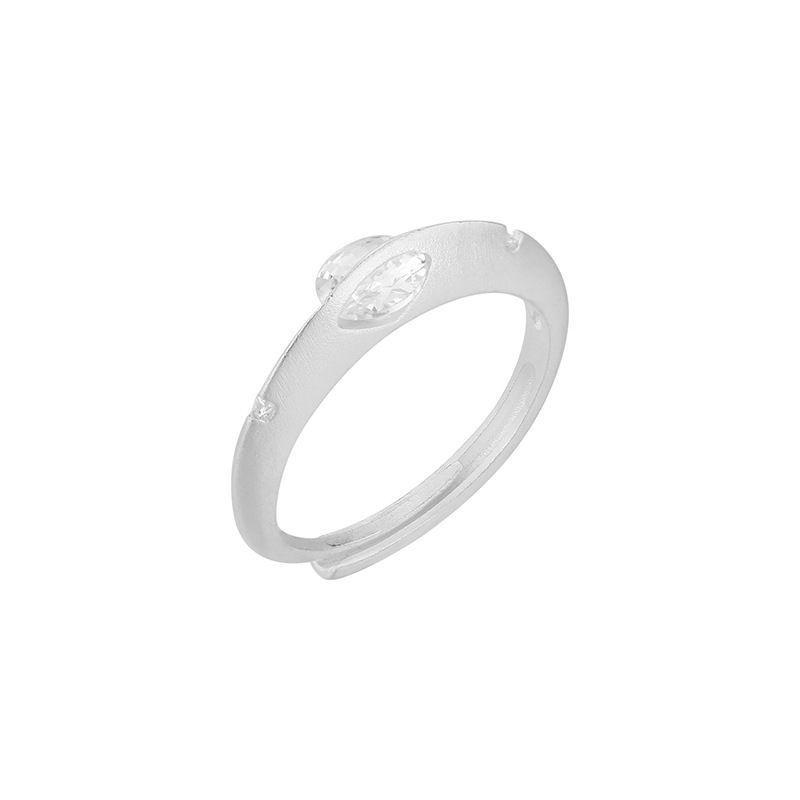 Geometric Rotating Planet Zircon Adjustable Opening Rings for Women Wedding Party Daily High Quality Jewelry