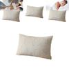 Memory Foam Luxury Pillow With Cool Silk Knit Cover For Adult Sleep Comfort