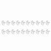 50pcs Color Display Gel Color Showing Ring Transparent Nail Art Display Tool  Manicure Store
