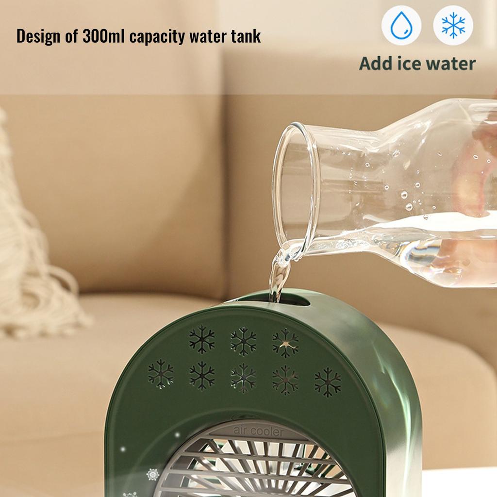 New Cooler Household Conditioning Fan Desktop Small Spray USB Interface