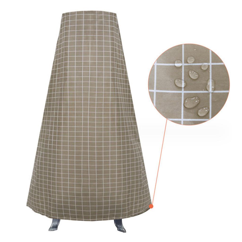 Chiminea Covers Waterproof Dust Prevention 210D Oxford Cloth Patio Chiminea Pit Cover for Gardens Balconies