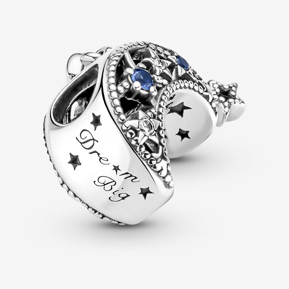 New Star And Crescent Moon Charm Bead Charm Fit Charms Silver 925 Original Bracelet Diy Women Jewelry Accessories