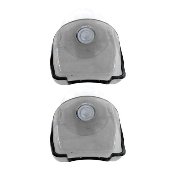 

Yousheng 1/2Pcs держатели для бритв с присоской Простая установка Водонепроницаемые съемные крючки для ванной комнаты с мощными вакуумными присосками 2pcs серый