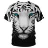 New men's T-shirt loose casual pullover short sleeve 3d printing fashion men's tops