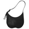Burberry Solid Color Minimalist Zipper Closure Grain Calfskin Handheld Shoulder Bag Small Women handbags Black 80809551
