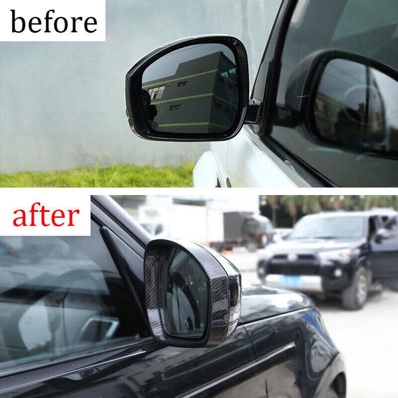 For Range Rover Sport 14-22 Carbon Fiber Rear View Side Door Mirror Strip Cover
