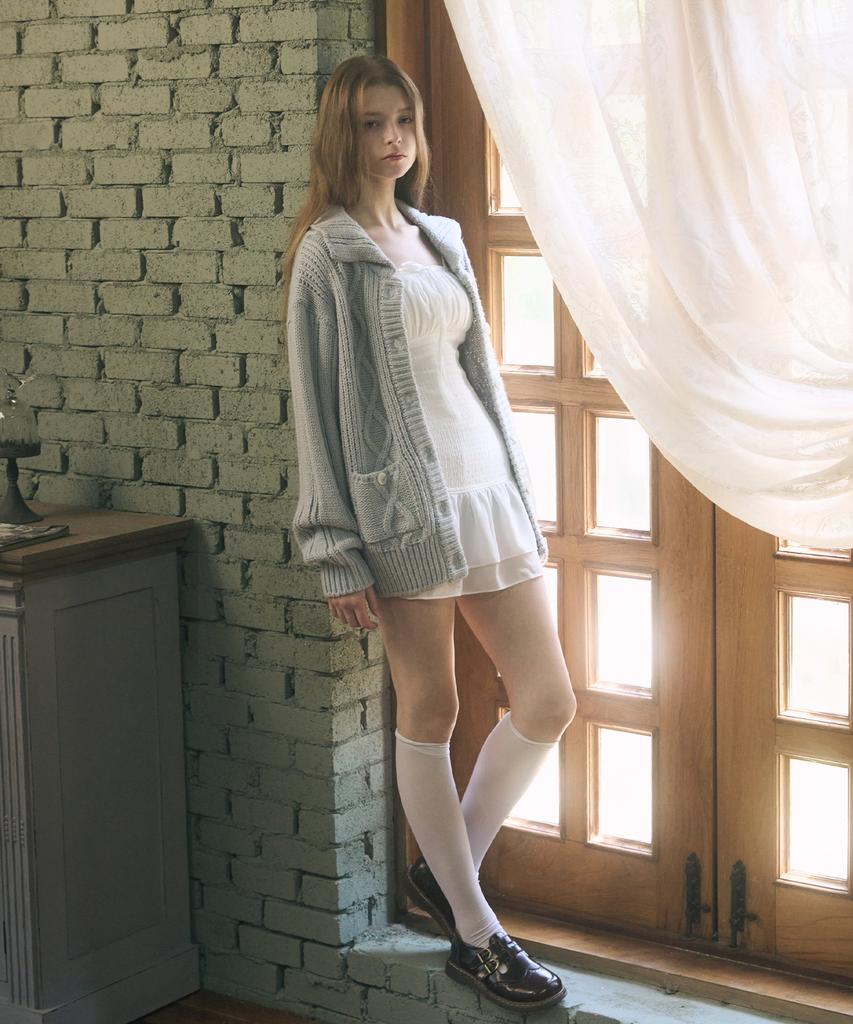 Leijeumiya Fairy Sasha Mini Dress [White]
