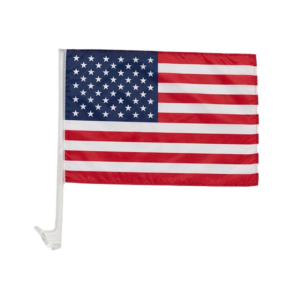 Independence Day Car Flag American National Day Car Flagpole Card Flag 30*45cm including car window flagpole фото