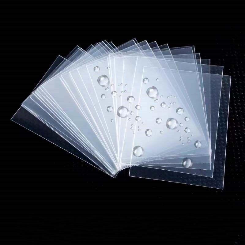 Ultra Thin Transparent Card Sleeves For Credit Cards Korean Kpop idol Photocard Popcorn DIY Clear Film Card Holder Protectors