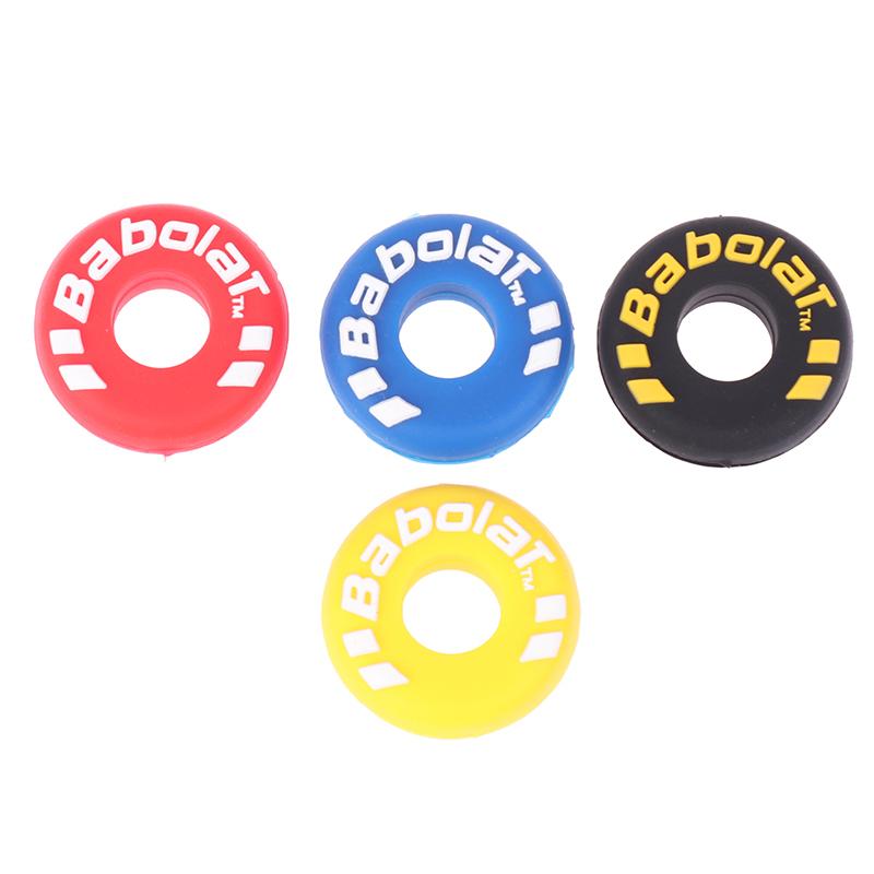 Tennis Racket Vibration Dampeners Silicone Anti-Vibration Tennis Shockproof Absorber Smile Face Shock Pad Accessories Random