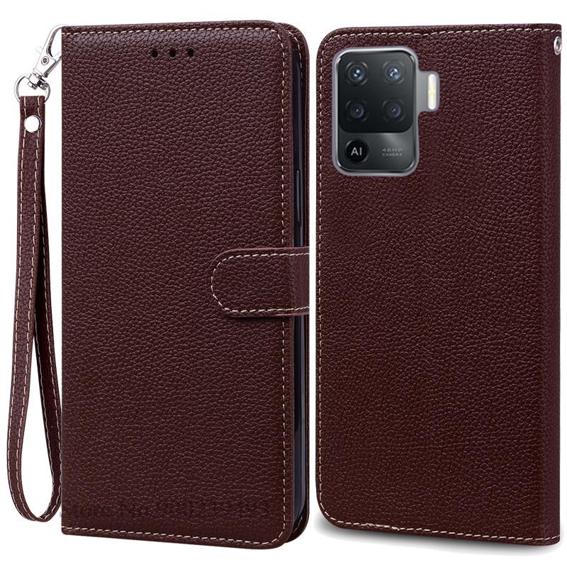 Pouzdro Reno5 Lite Pro OPPO Reno 5 Lite Pouzdro Peněženka Flipový Kryt Pro Reno5 F/Reno5 Z Pouzdro na Telefon Pro Reno 5F 5Z 5lite Kryt Fundas
